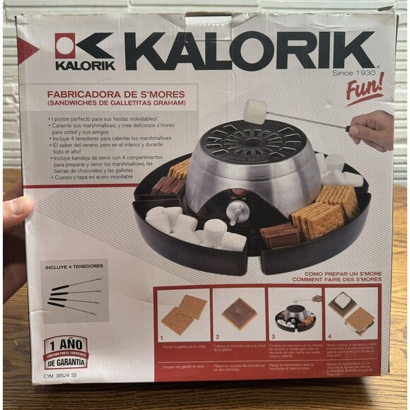 Kalorik Indoor Electric Stainless‎ Steel S'mores Maker - Picture 5 of 12